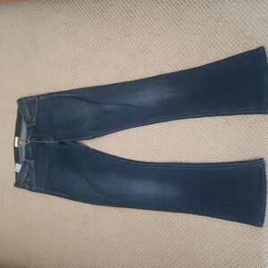 MOTHER Dark Blue Flared Jeans